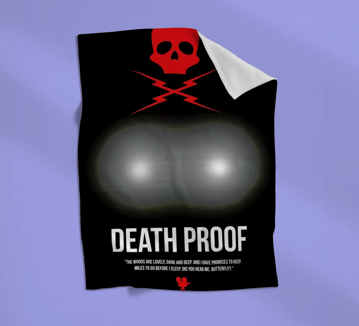 Death Proof Fleecedecke von Naxart