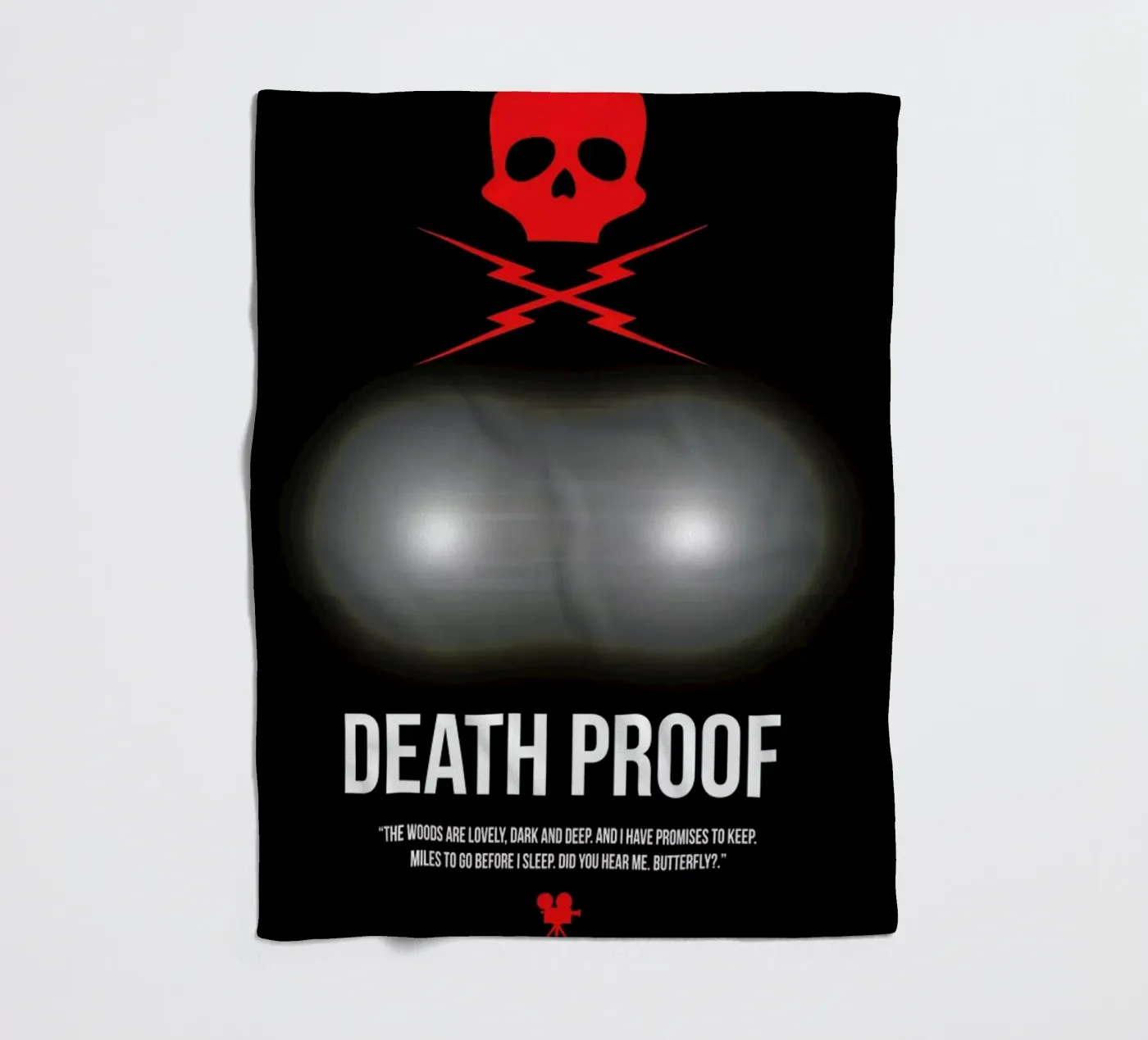 Death Proof Fleecedecke von Naxart