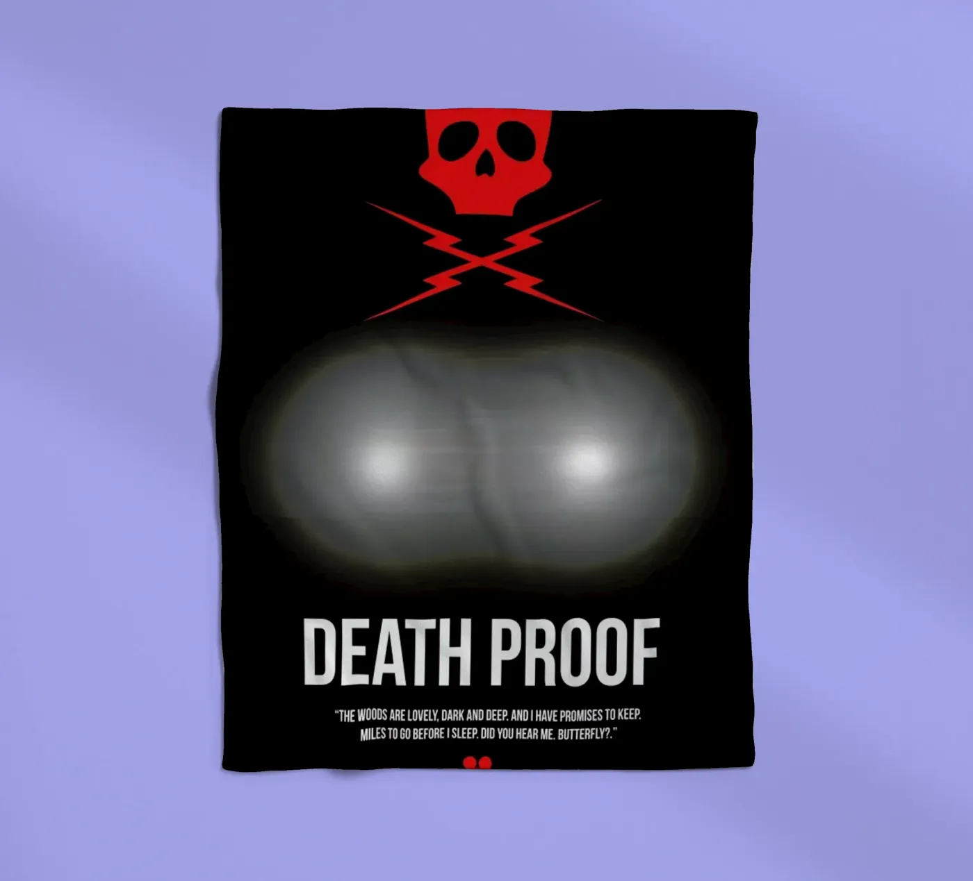 Death Proof Fleecedecke von Naxart