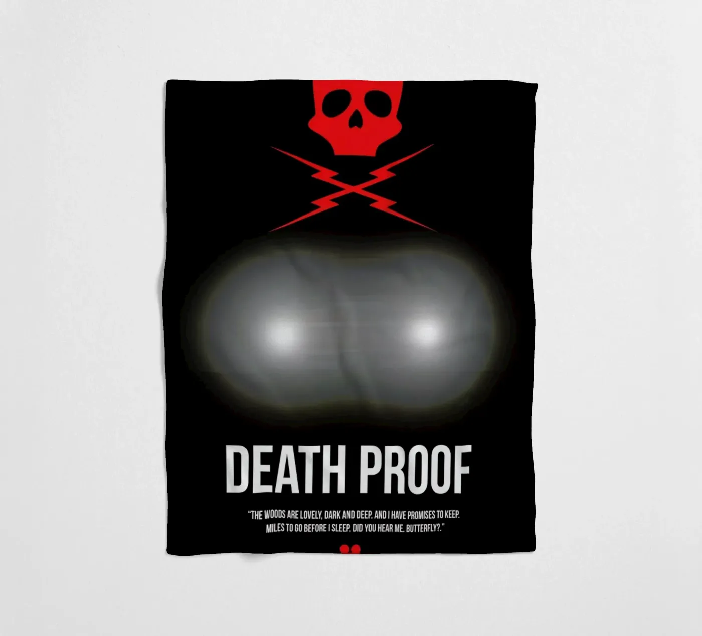 Death Proof Fleecedecke von Naxart