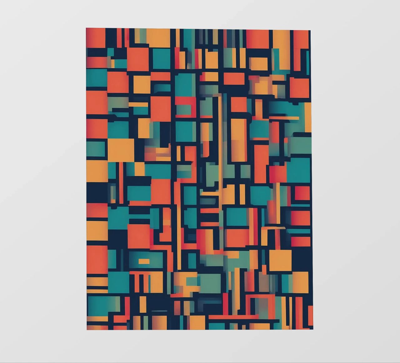 Paths | Geometric Abstract Art telo in pvc da Pantheon Studio