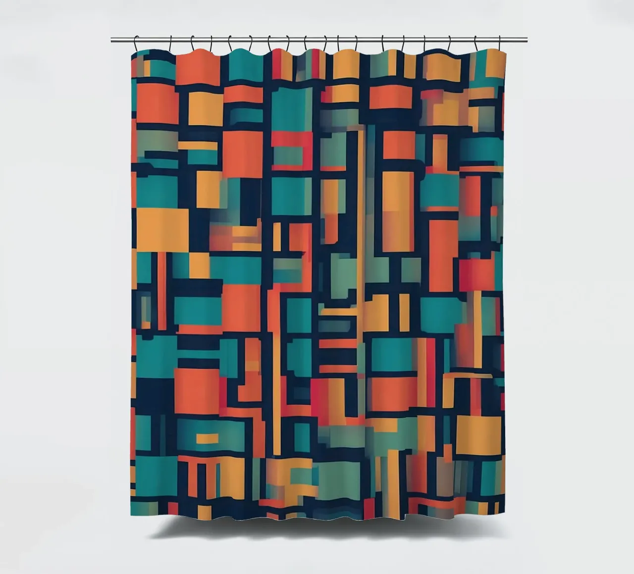 Paths | Geometric Abstract Art tenda da doccia da Pantheon Studio
