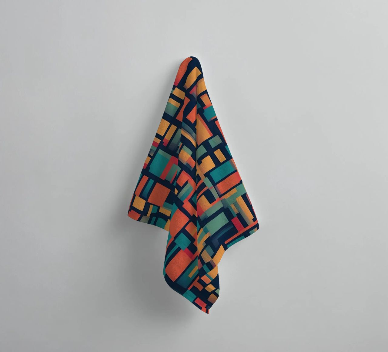 Paths | Geometric Abstract Art asciugamano da bagno da Pantheon Studio