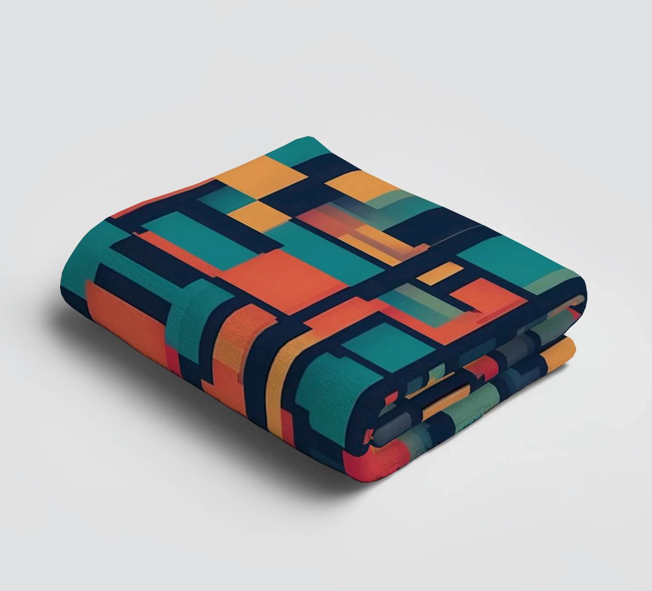 Paths | Geometric Abstract Art asciugamano da bagno da Pantheon Studio