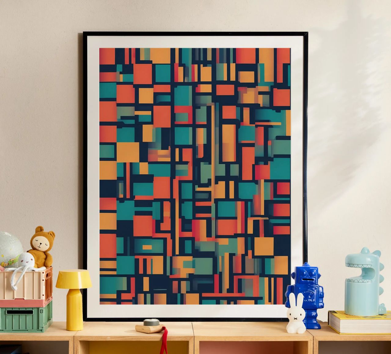 Paths | Geometric Abstract Art carta hahnemühle da Pantheon Studio
