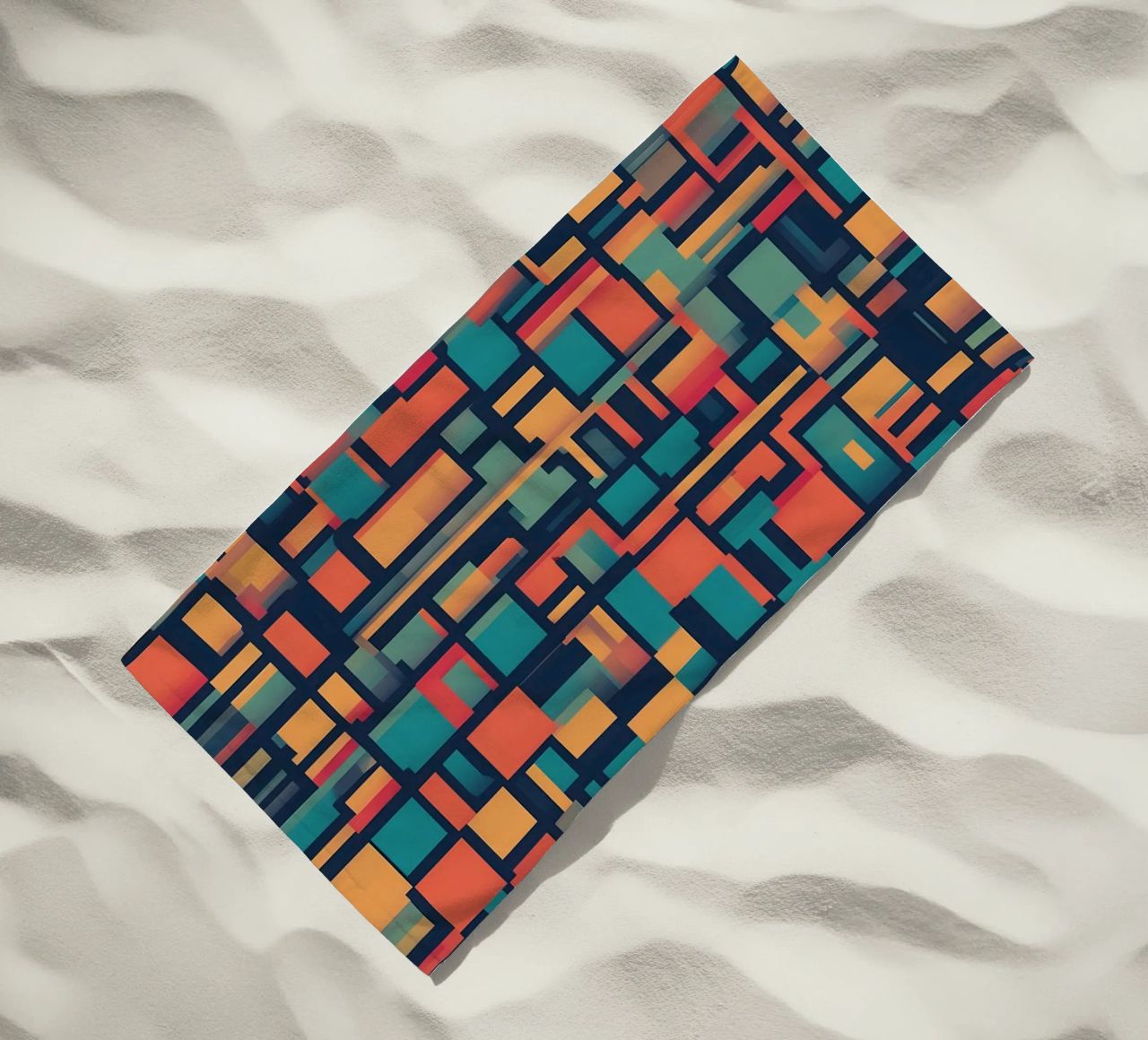 Paths | Geometric Abstract Art telo mare da Pantheon Studio