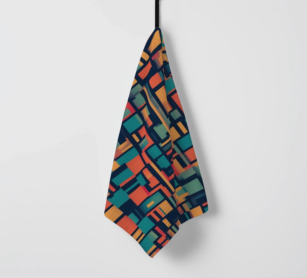 Paths | Geometric Abstract Art canovaccio da cucina da Pantheon Studio