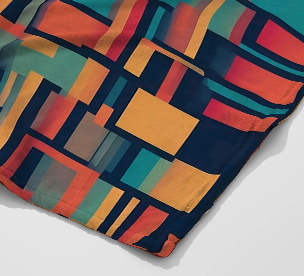 Paths | Geometric Abstract Art coperta in pile da Pantheon Studio
