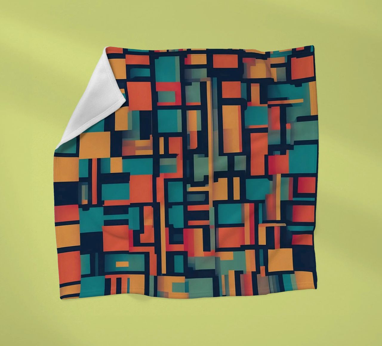 Paths | Geometric Abstract Art coperta in pile da Pantheon Studio