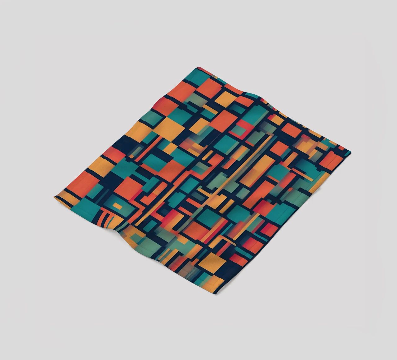 Paths | Geometric Abstract Art coperta in pile da Pantheon Studio