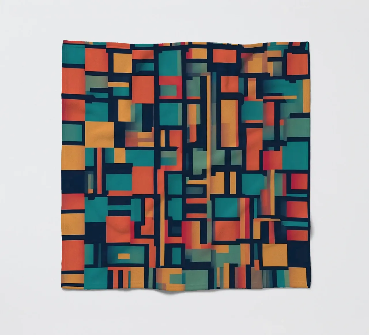 Paths | Geometric Abstract Art coperta in pile da Pantheon Studio
