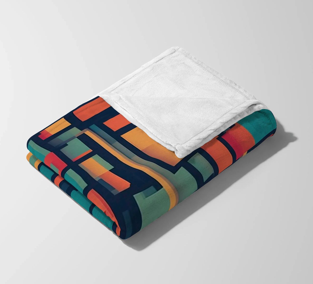 Paths | Geometric Abstract Art coperta in pile da Pantheon Studio