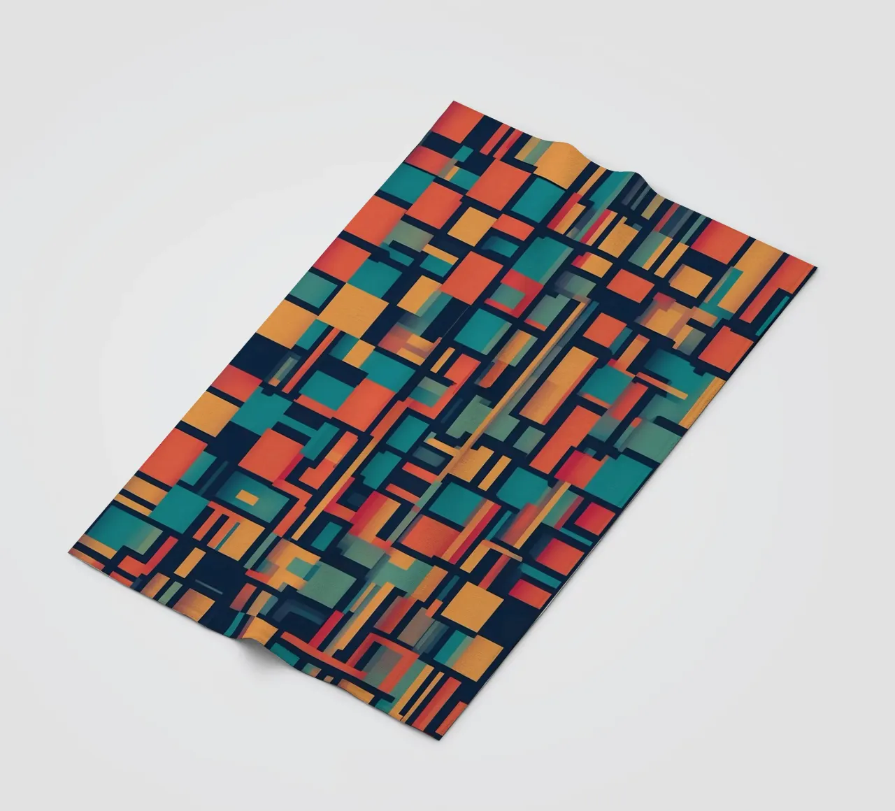 Paths | Geometric Abstract Art coperta in pile da Pantheon Studio
