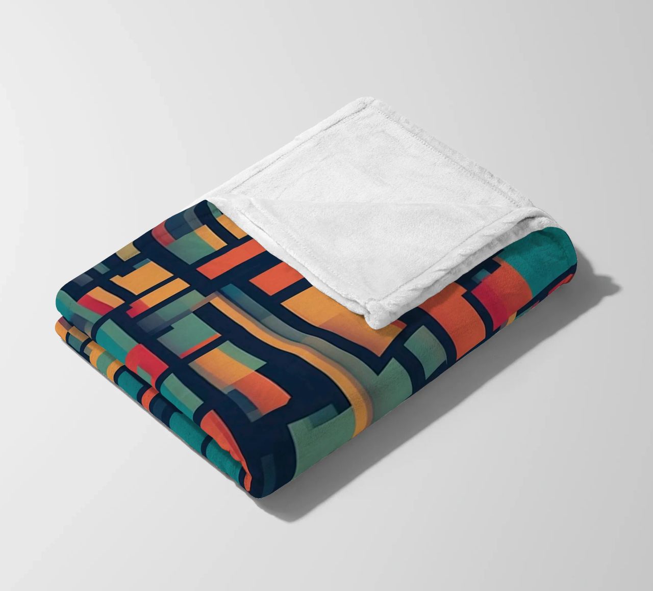 Paths | Geometric Abstract Art coperta in pile da Pantheon Studio