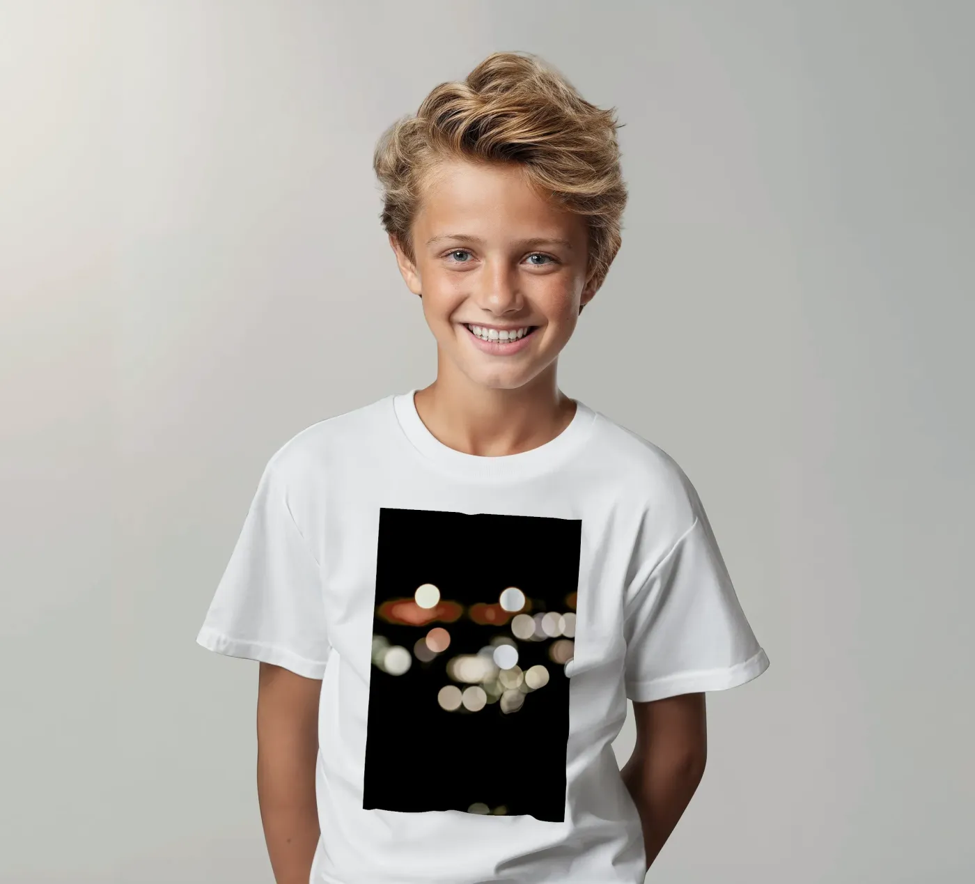 Dancing Lights kinder t-shirt van Shot By Clint