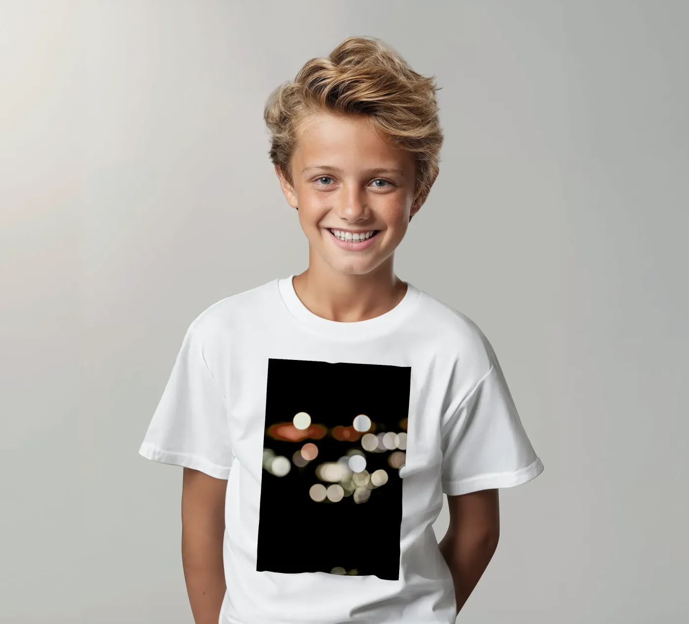 Dancing Lights kinder t-shirt van Shot By Clint