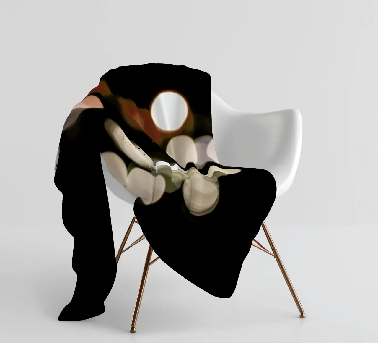 Dancing Lights Fleecedecke von Shot By Clint