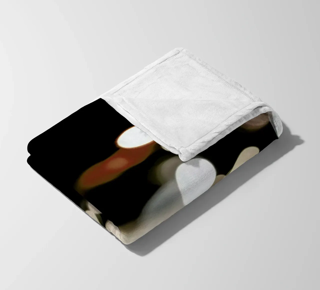 Dancing Lights Fleecedecke von Shot By Clint