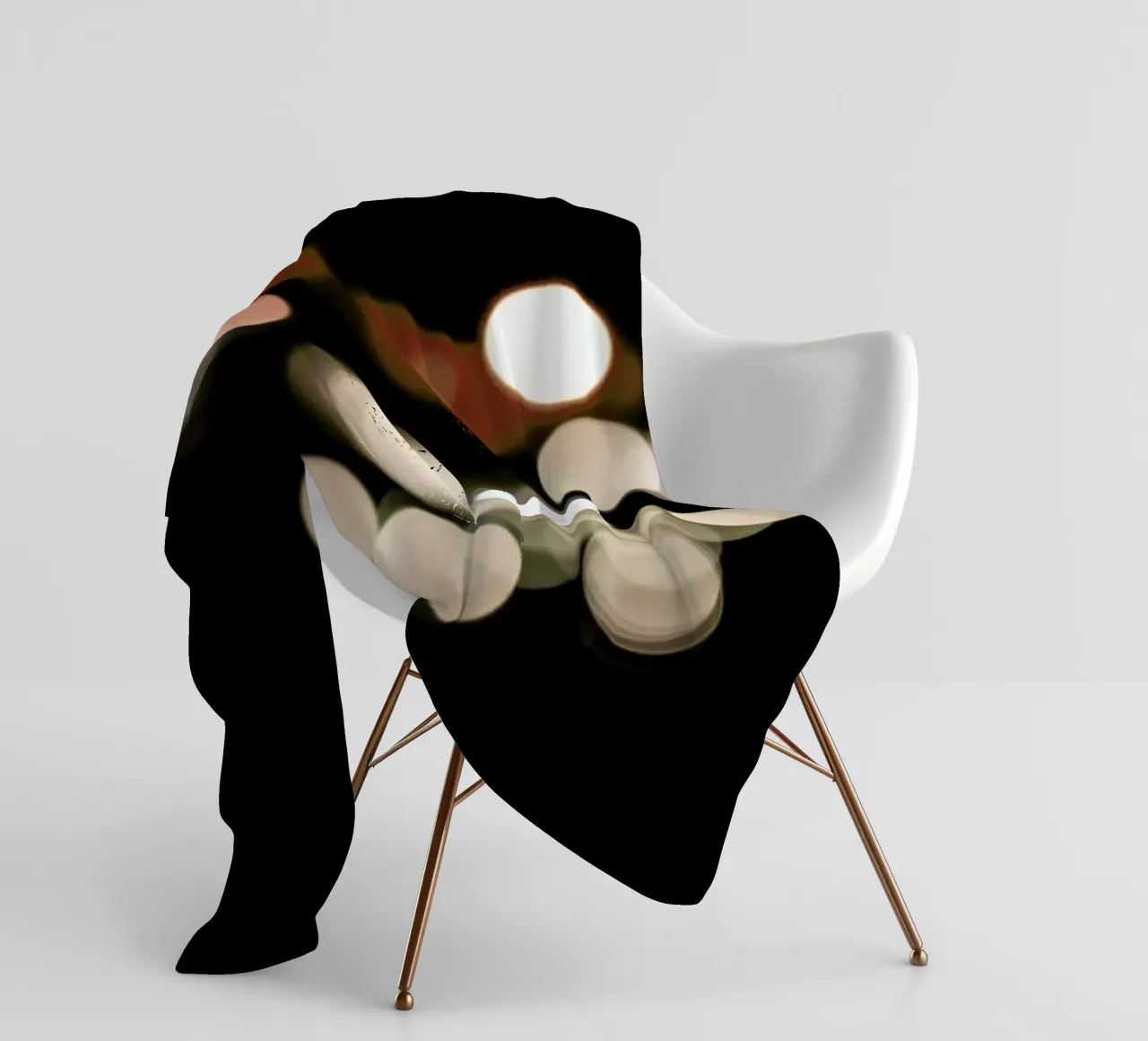 Dancing Lights Fleecedecke von Shot By Clint