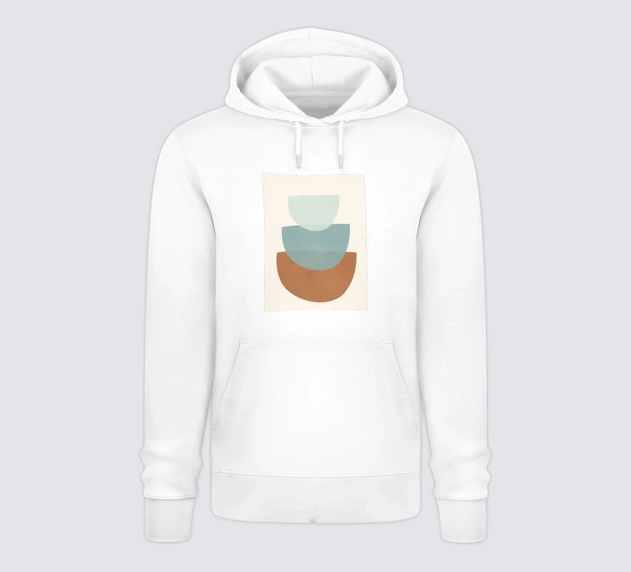 Azzurro Shapes No.1 felpa con cappuccio da cityart