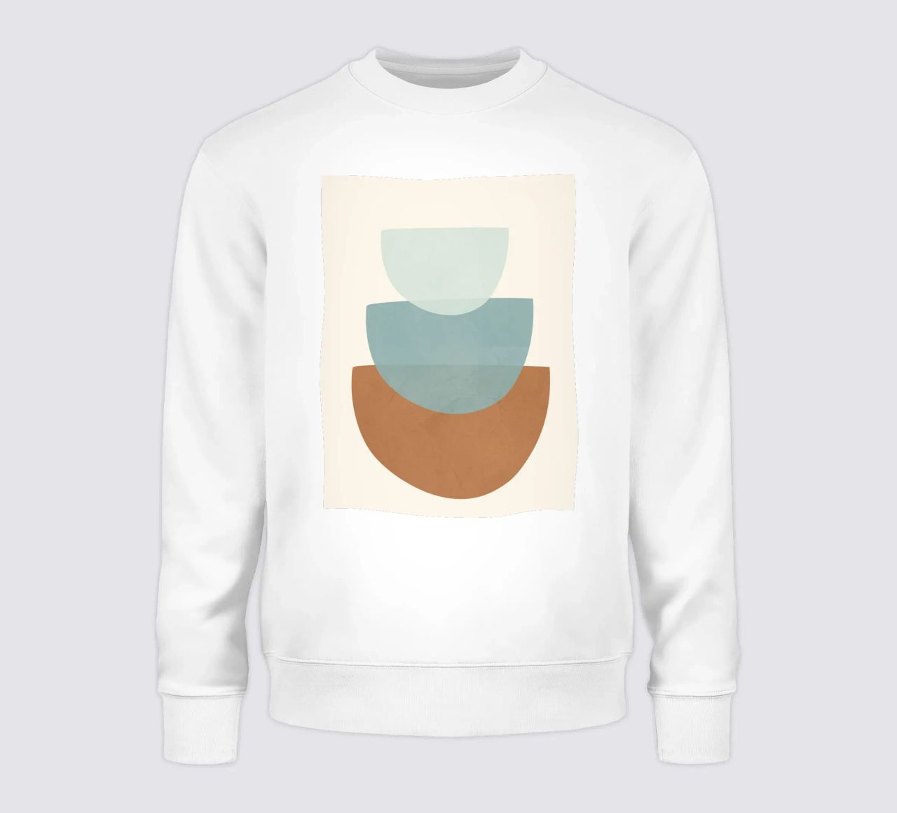 Azzurro Shapes No.1 felpa da cityart