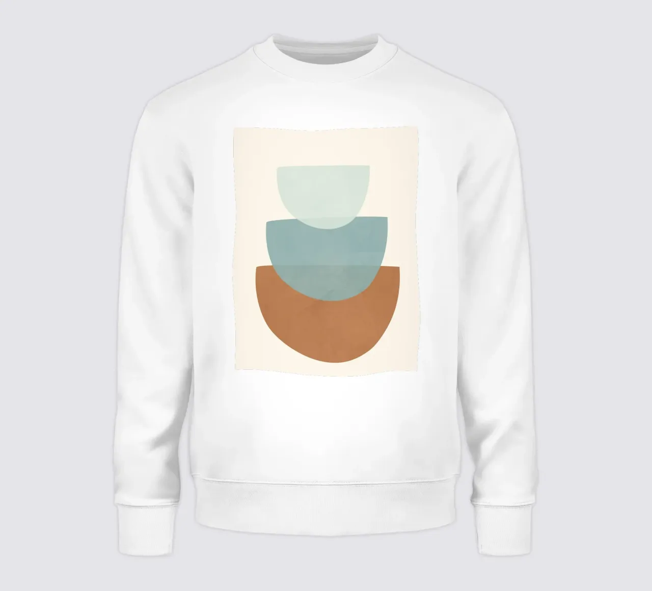 Azzurro Shapes No.1 Sweatshirt von cityart