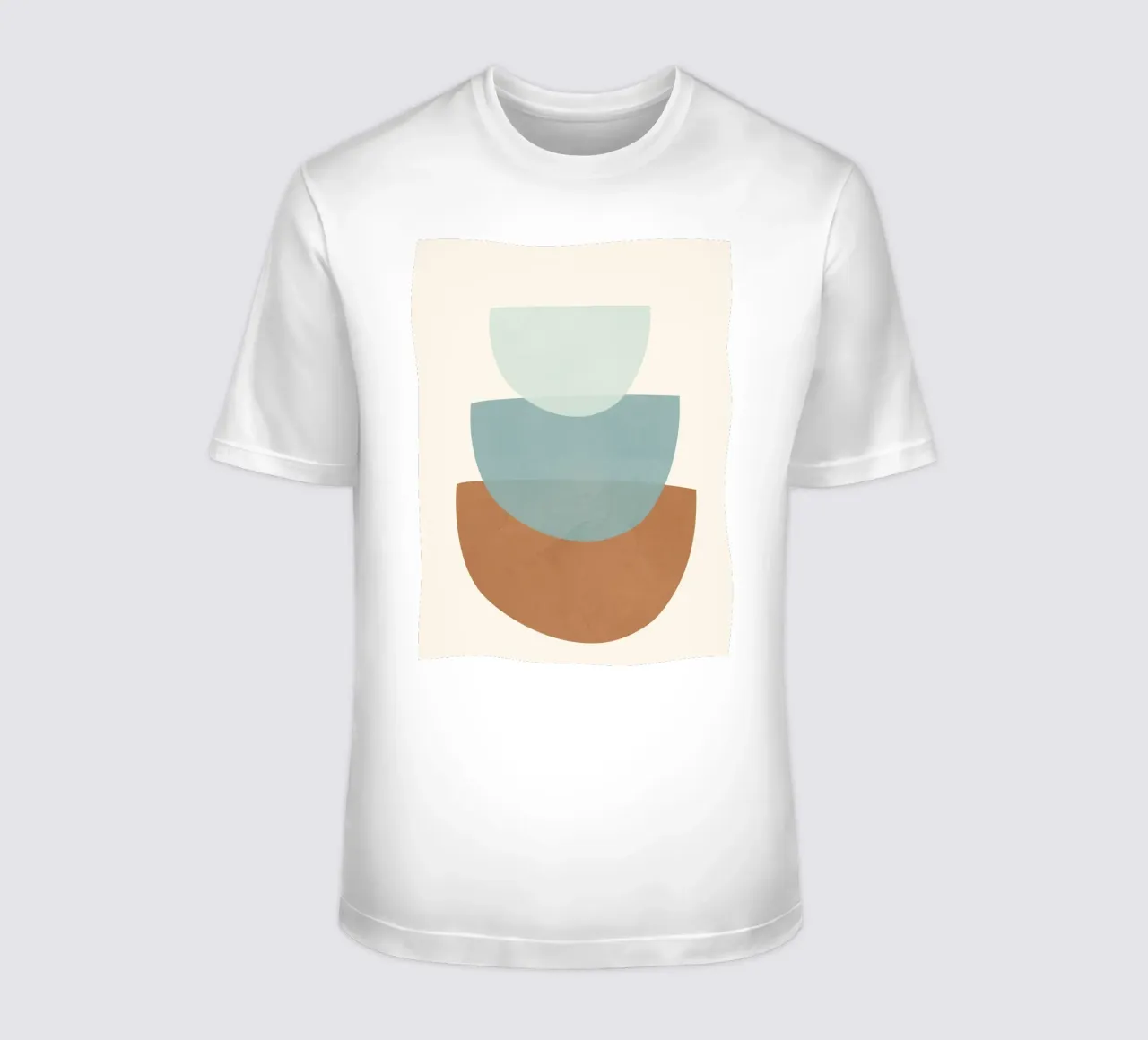 Azzurro Shapes No.1 t-shirt da cityart