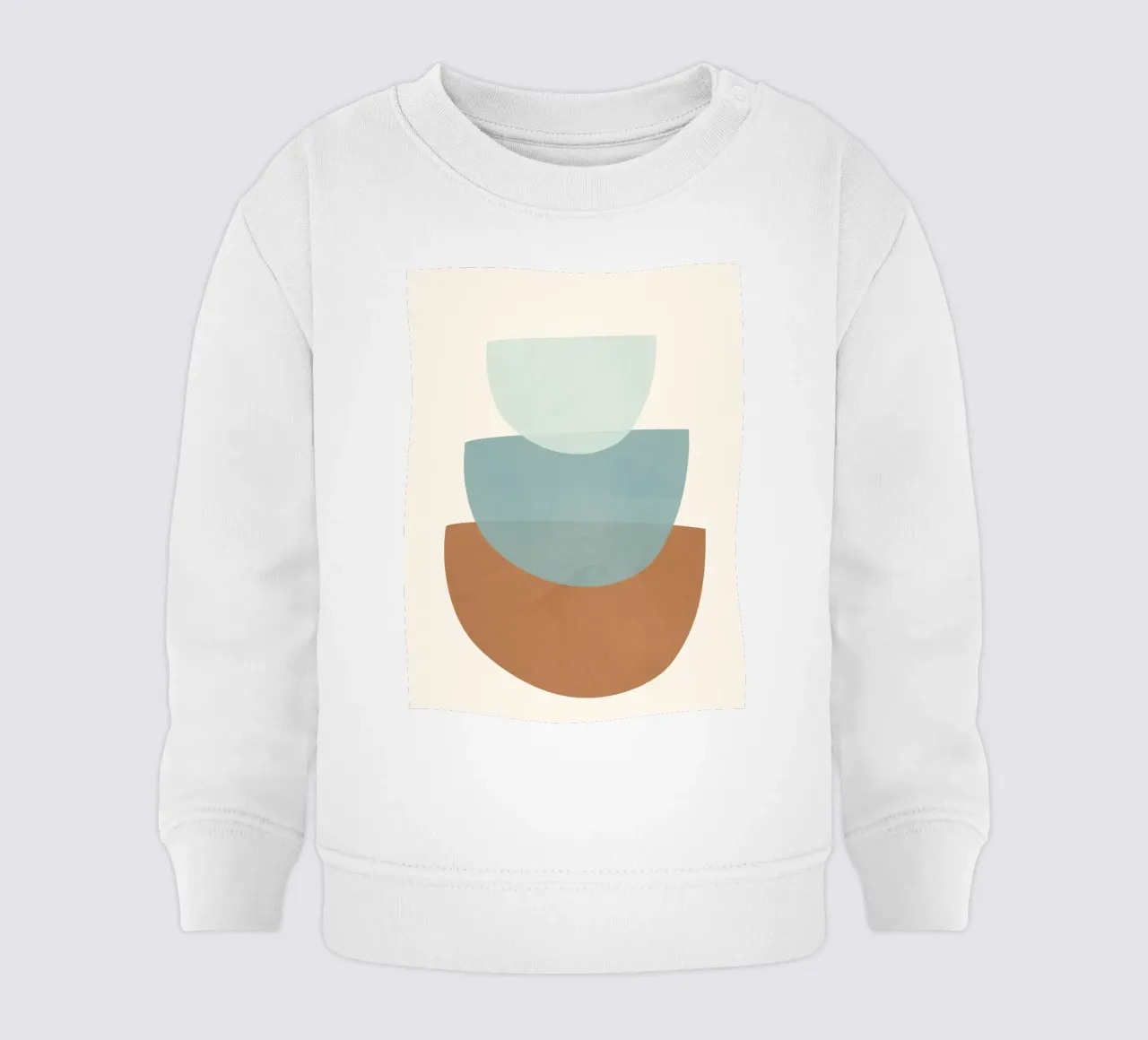 Azzurro Shapes No.1 Baby Sweatshirt von cityart