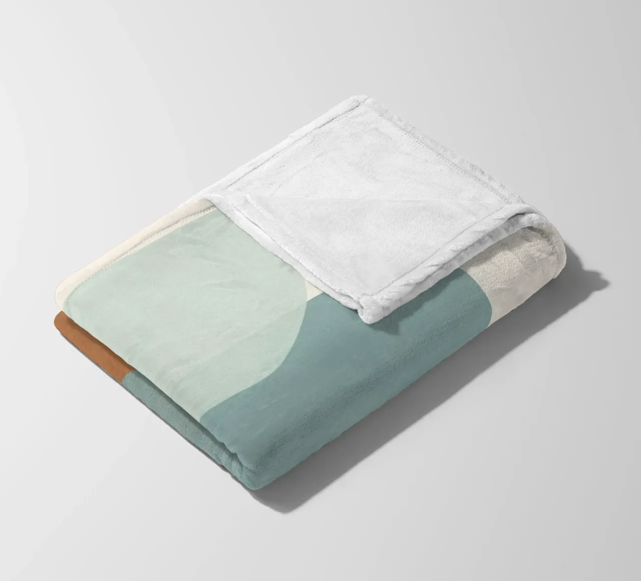 Azzurro Shapes No.1 coperta in pile da cityart