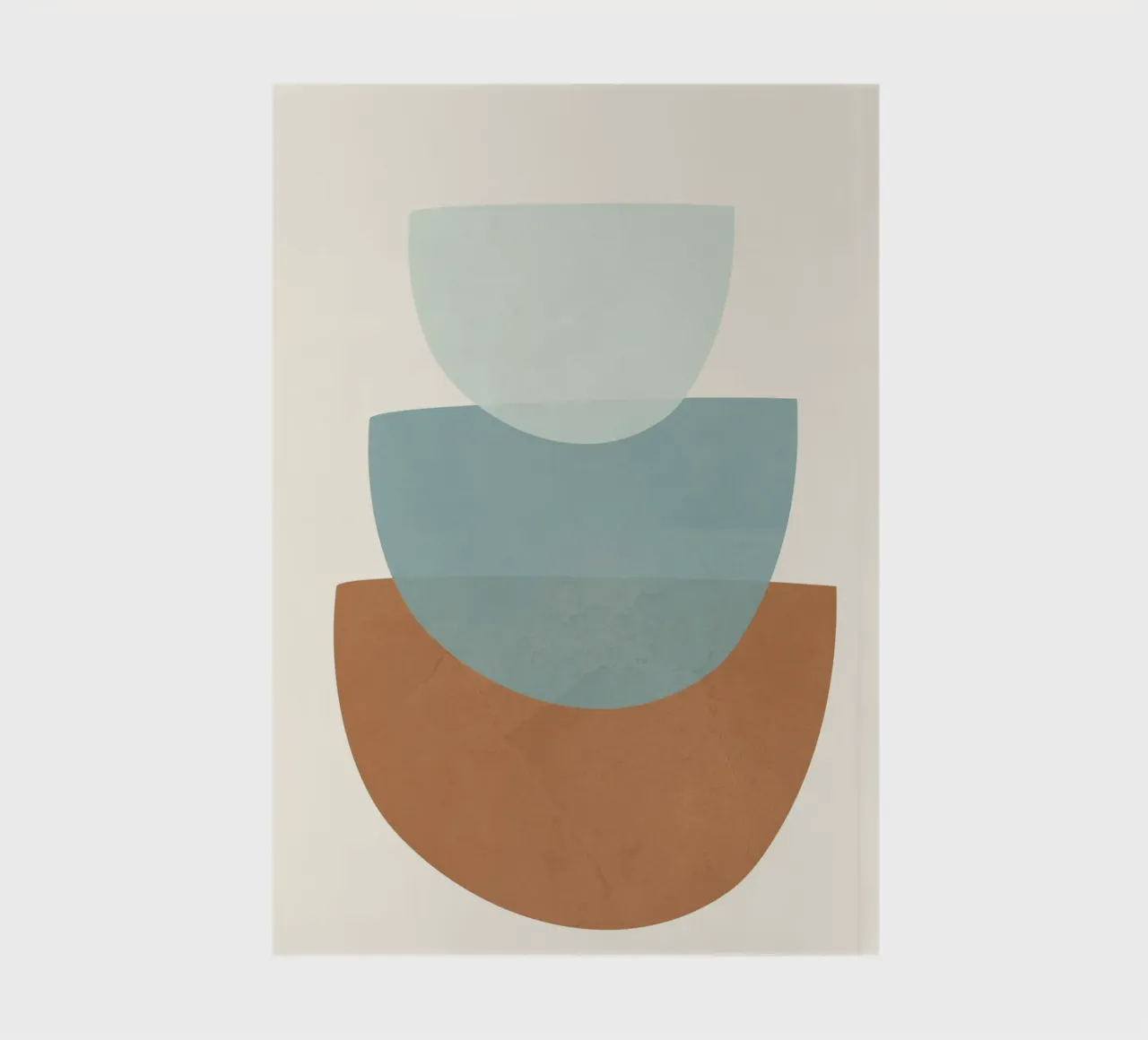 Azzurro Shapes No.1 Notizbuch von cityart