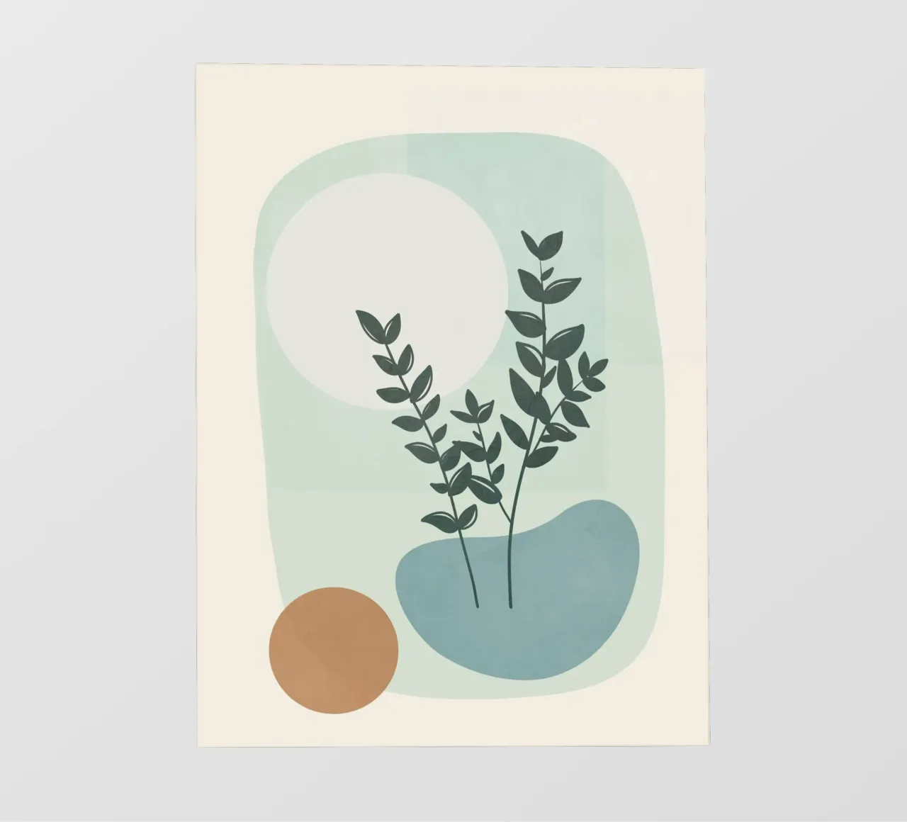 Azzurro Shapes No.2 telo in pvc da cityart