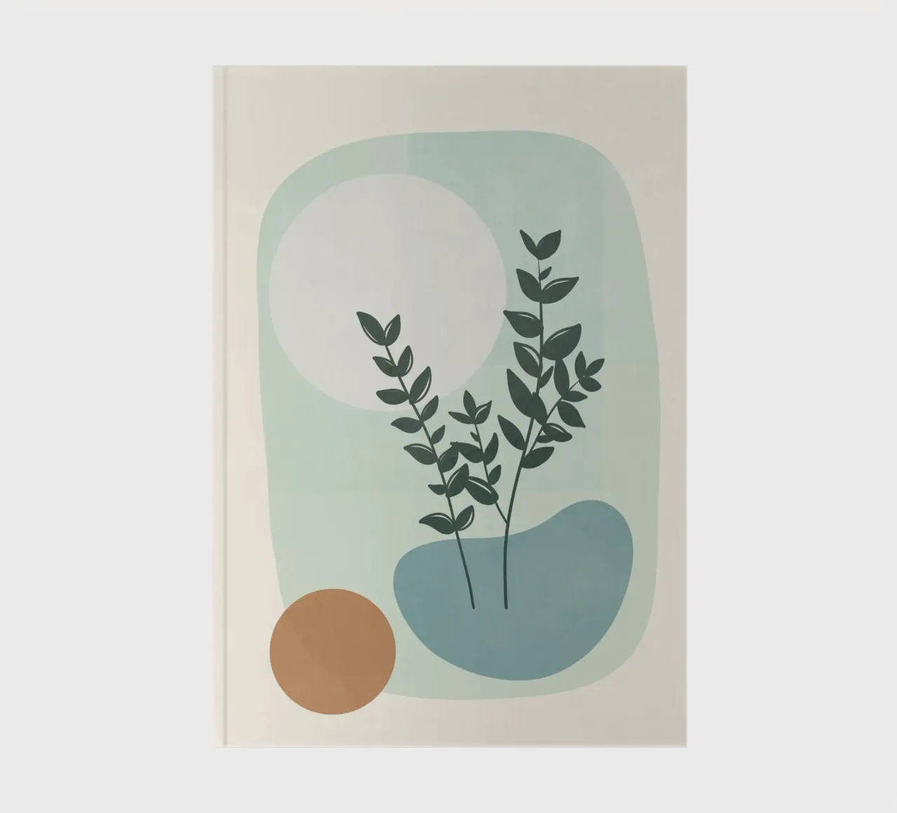Azzurro Shapes No.2 notebook by cityart