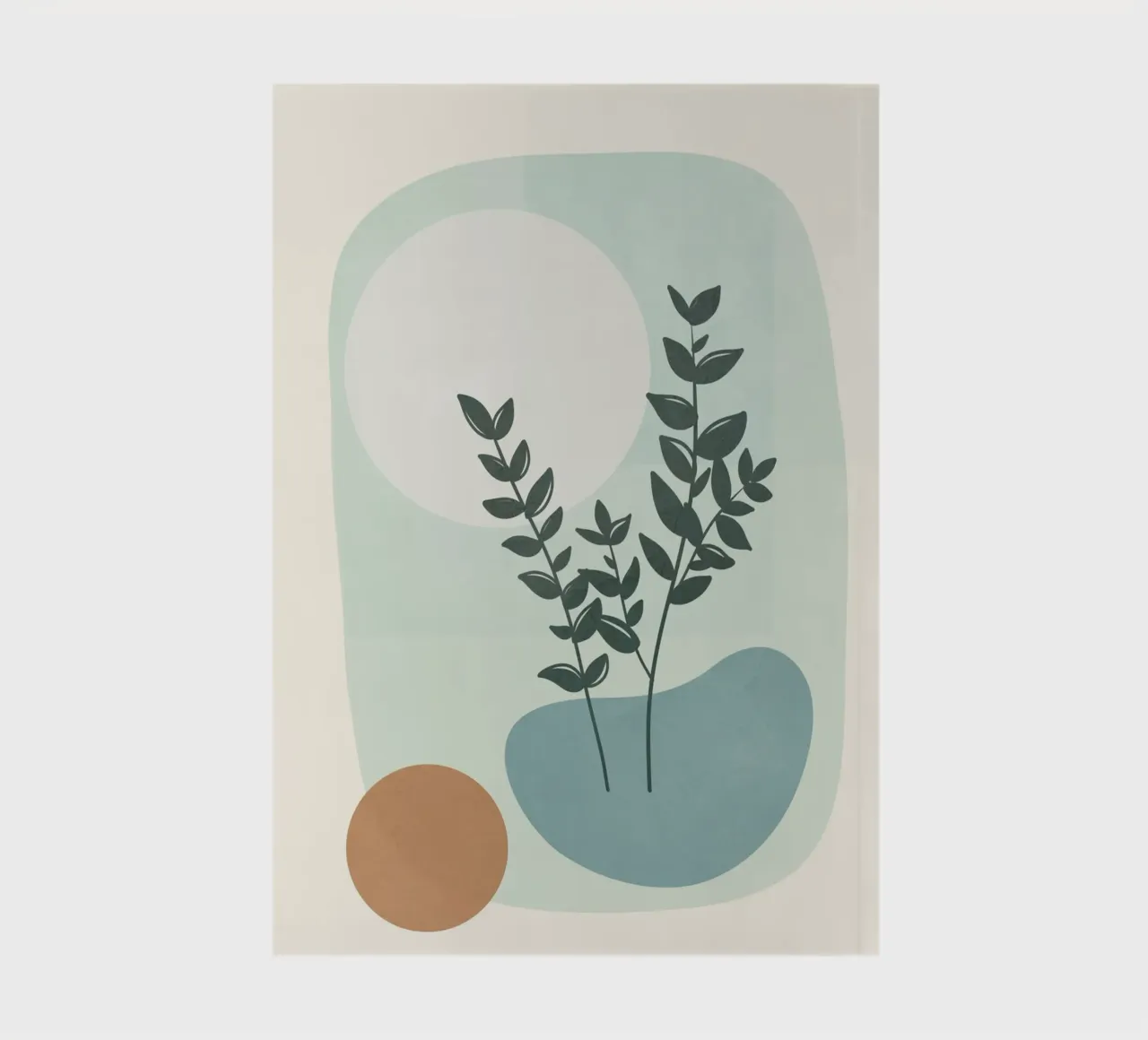 Azzurro Shapes No.2 notebook by cityart