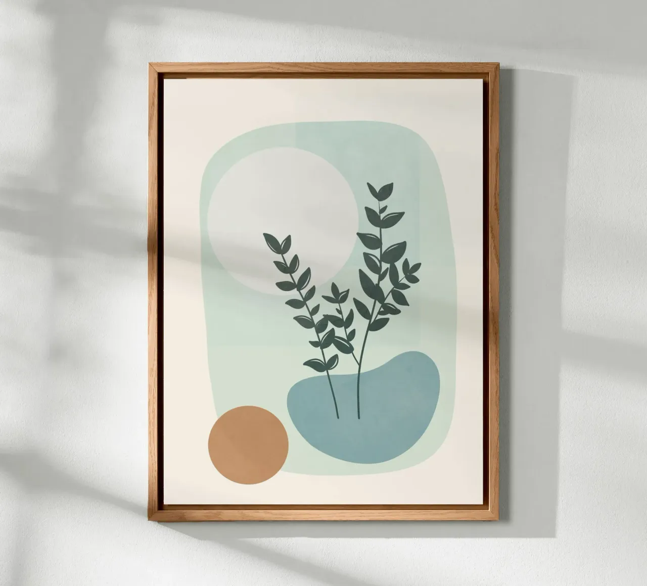 Azzurro Shapes No.2 alluminio dibond da cityart