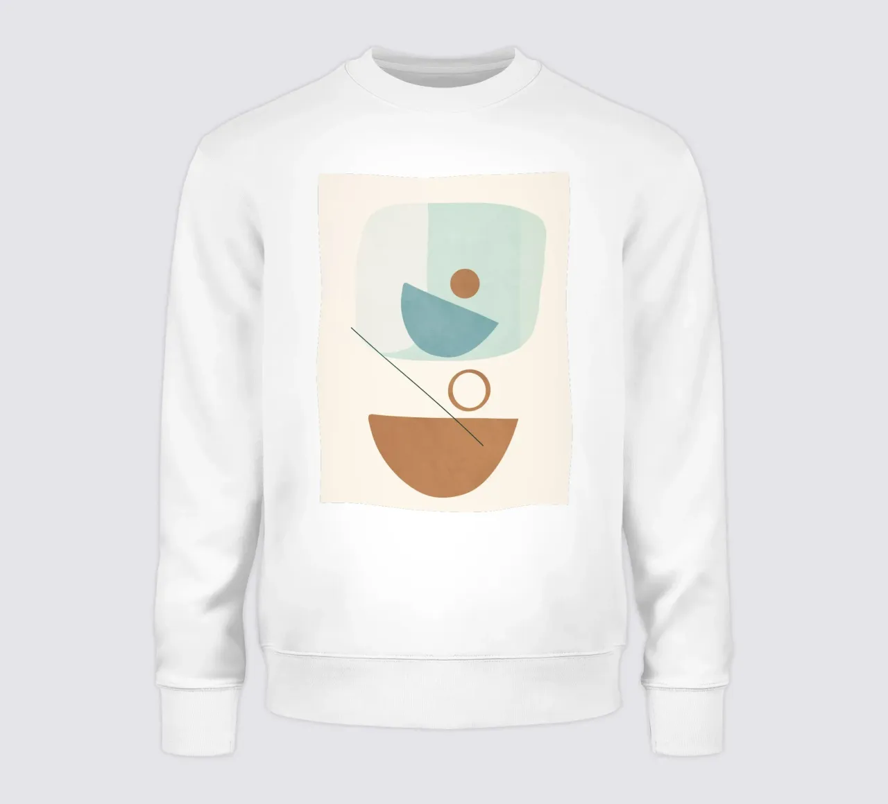 Azzurro Shapes No.3 felpa da cityart