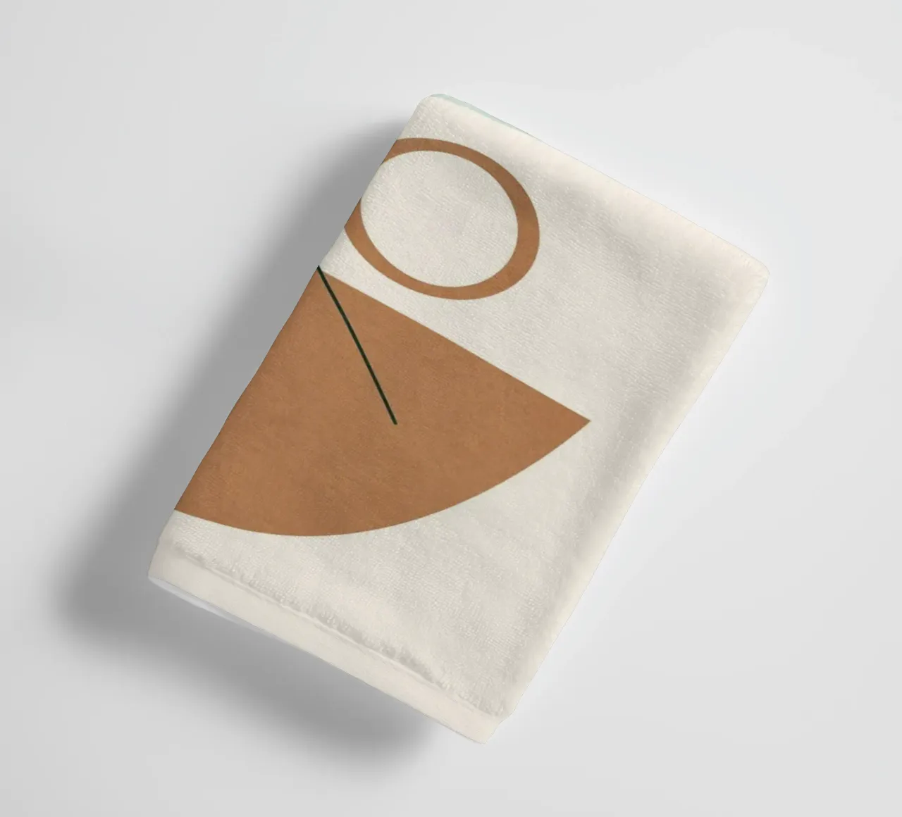 Azzurro Shapes No.3 asciugamano da bagno da cityart