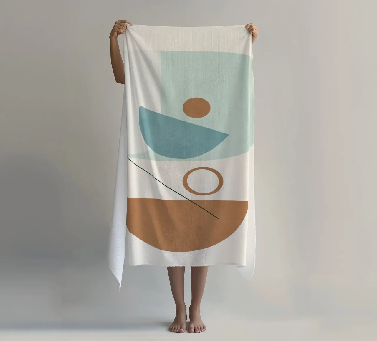 Azzurro Shapes No.3 telo mare da cityart