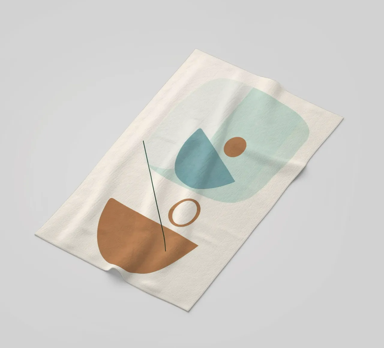 Azzurro Shapes No.3 telo mare da cityart