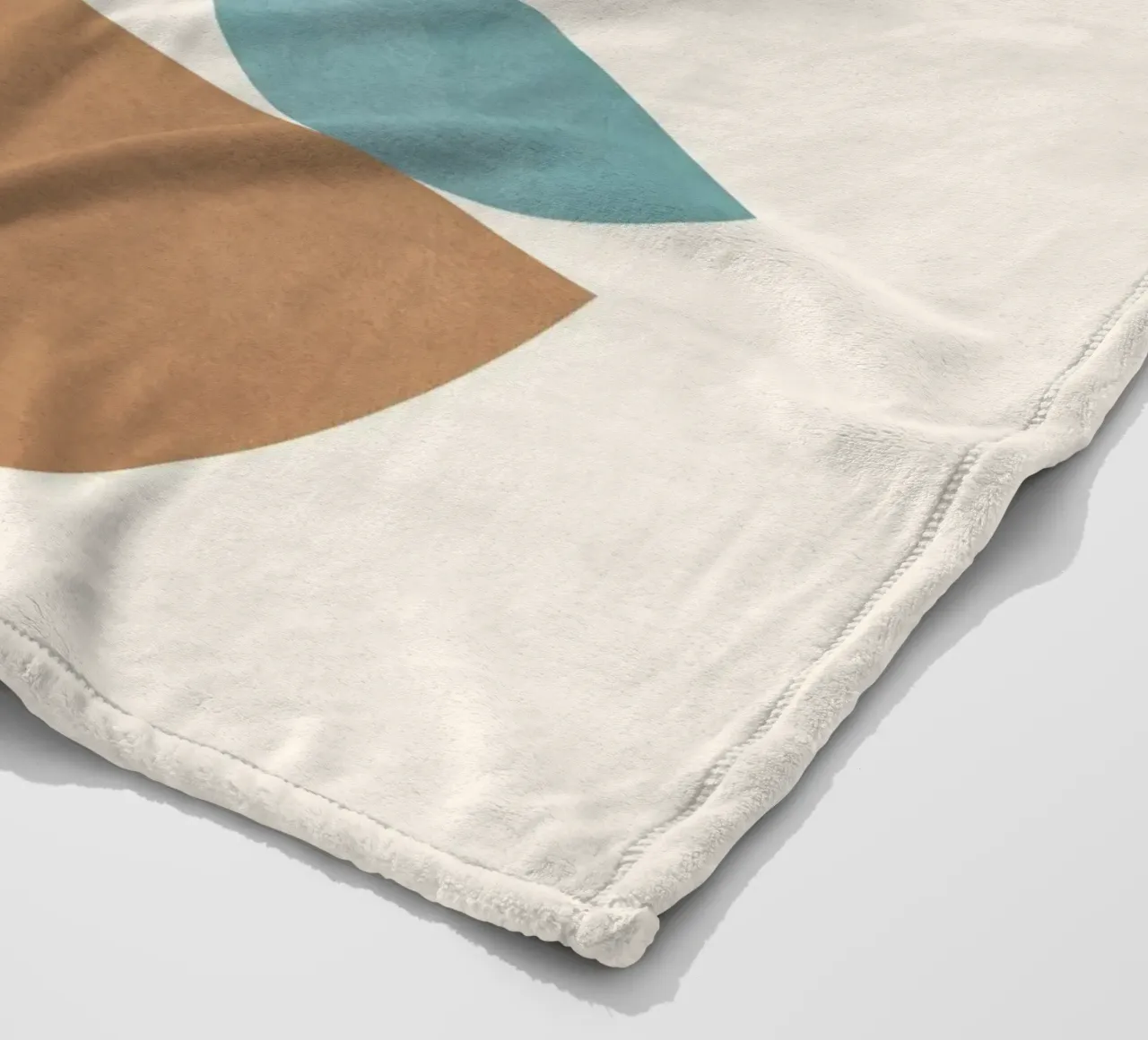 Azzurro Shapes No.4 coperta in pile da cityart