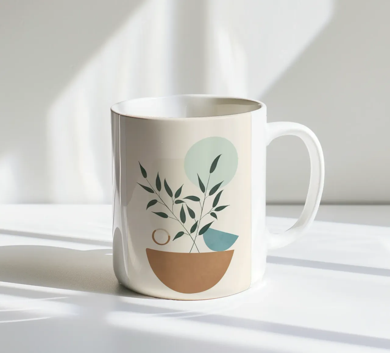Azzurro Shapes No.4 tazza in ceramica da cityart