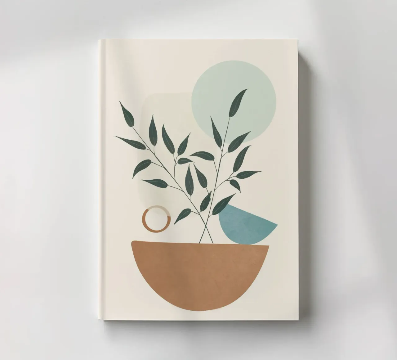 Azzurro Shapes No.4 notebook by cityart