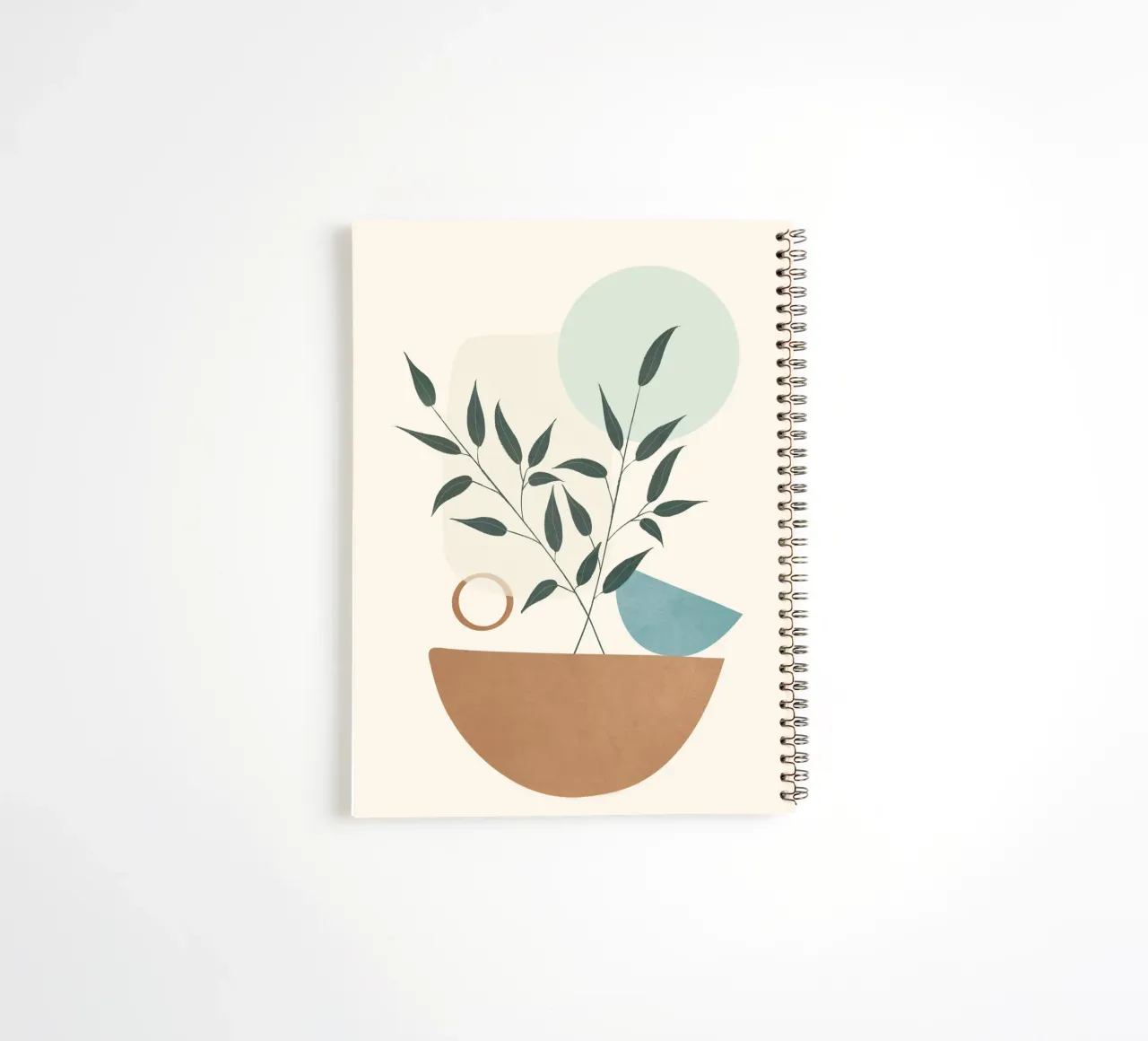 Azzurro Shapes No.4 spiral notebook by cityart