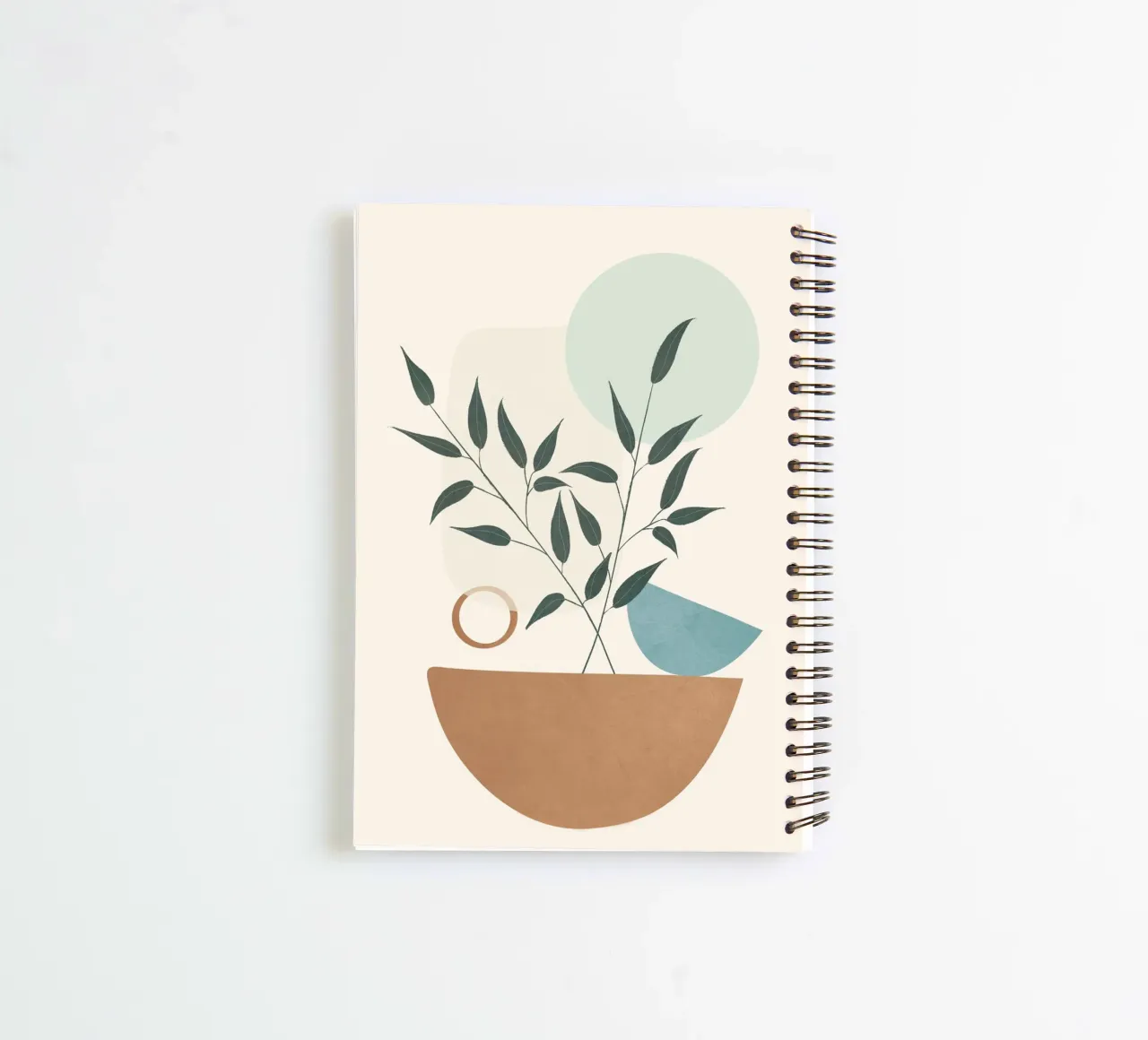 Azzurro Shapes No.4 spiral notebook by cityart
