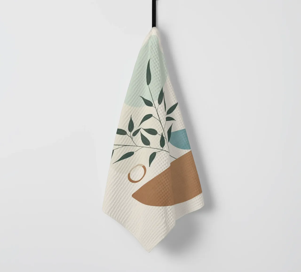 Azzurro Shapes No.4 canovaccio da cucina da cityart