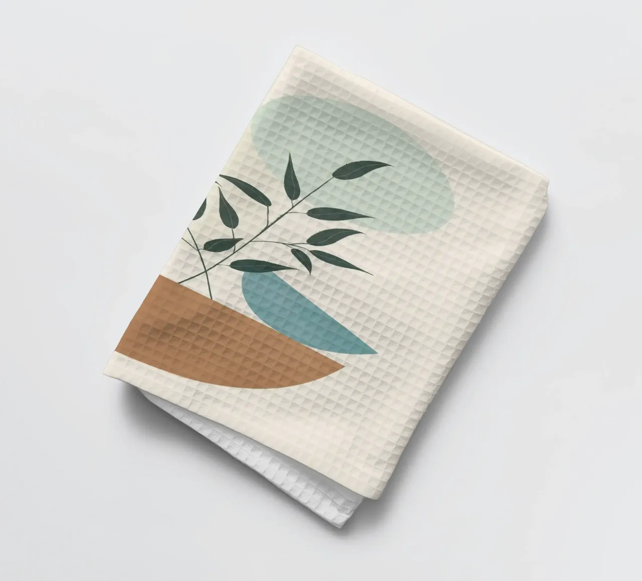 Azzurro Shapes No.4 canovaccio da cucina da cityart