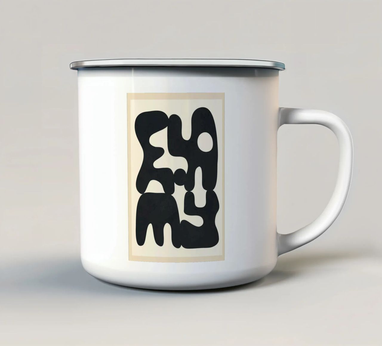 Modern Abstract Art 88 tazza in smalto da cityart