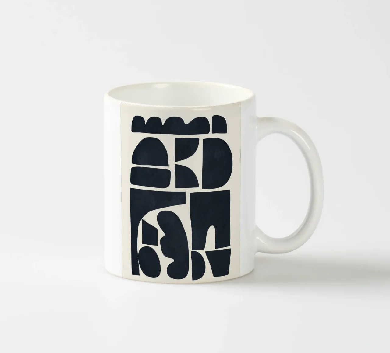 Modern Abstract Shapes 28 tazza in ceramica da cityart