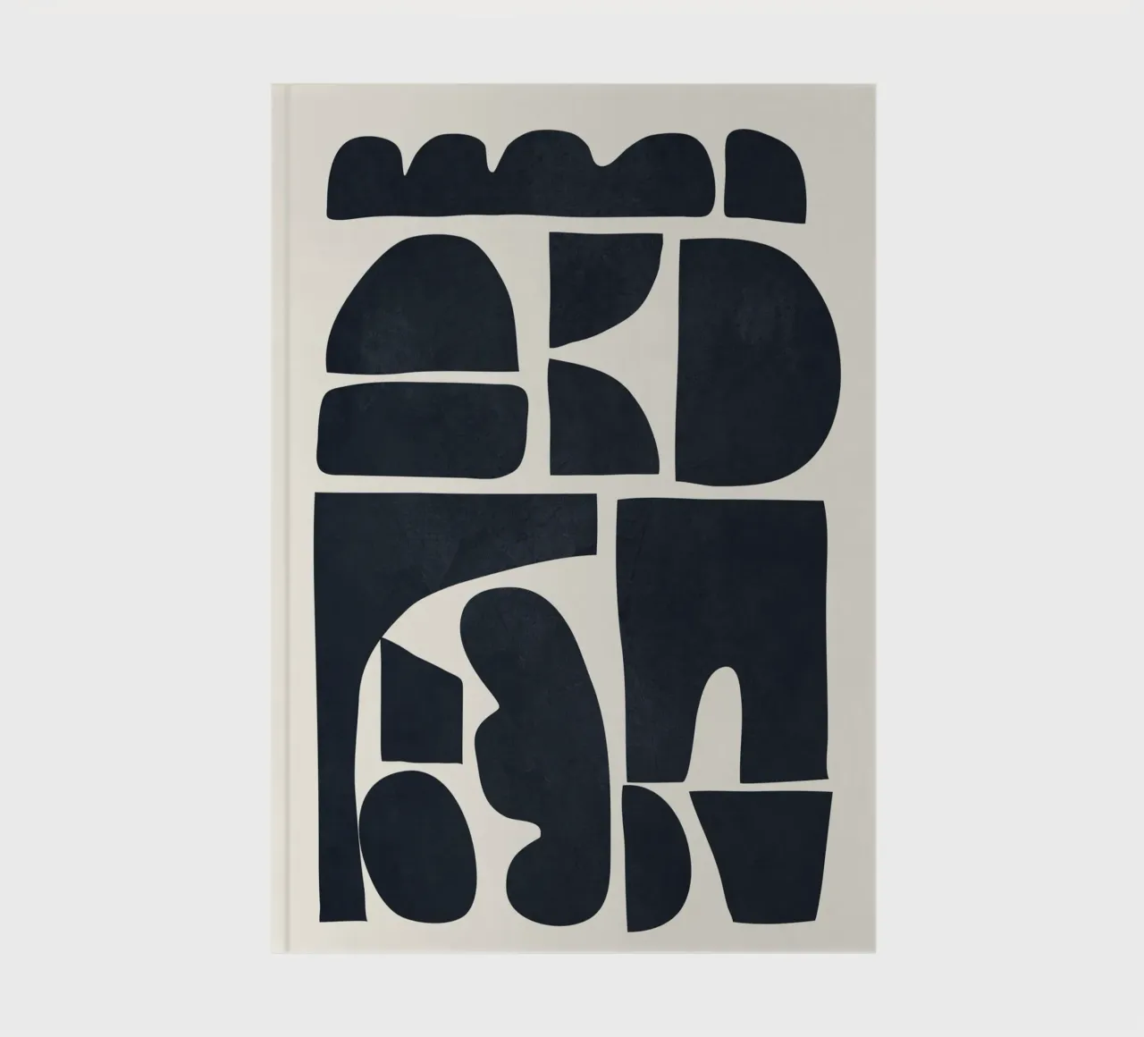 Modern Abstract Shapes 28 notebook by cityart