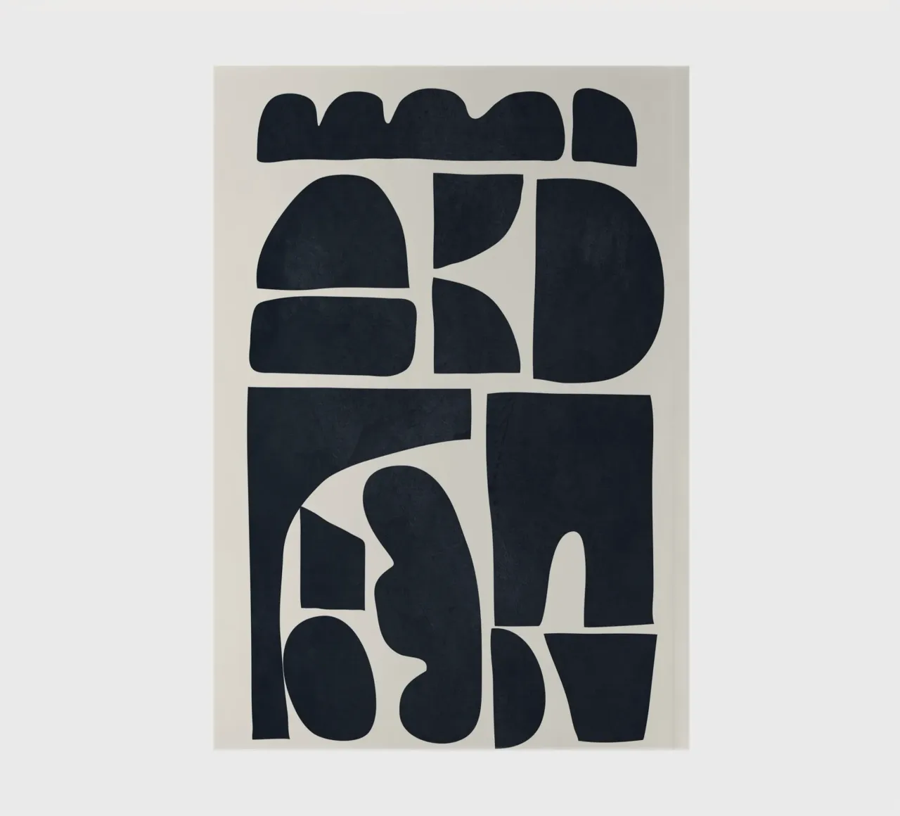 Modern Abstract Shapes 28 notebook by cityart