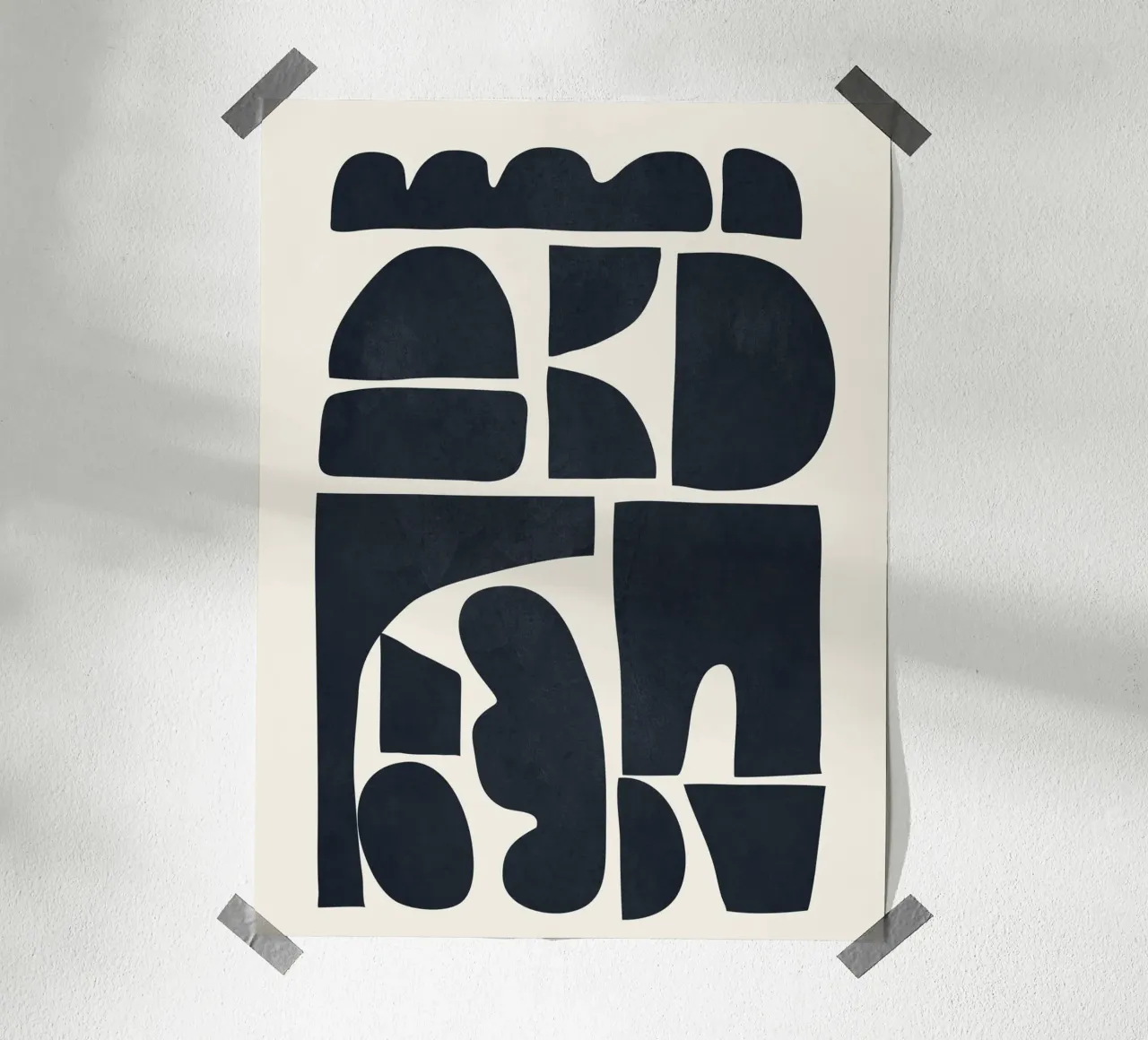 Modern Abstract Shapes 28 poster da cityart